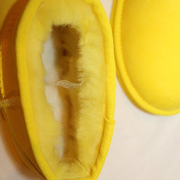 NIB UGG YOUTH 4 5 6 WOMEN'S 6 7 8 9 10 11 ULTRAMINI SUEDE SHEARLING ANKEL BOOTS - Picture 6 of 8